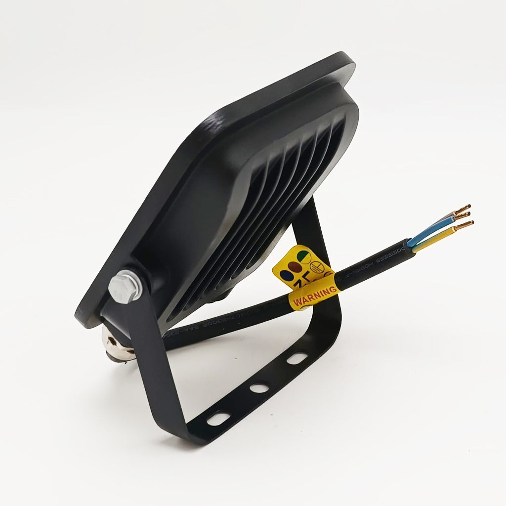 Reflector de LED color negro | 10 Watts | Luz Fría | 6500k