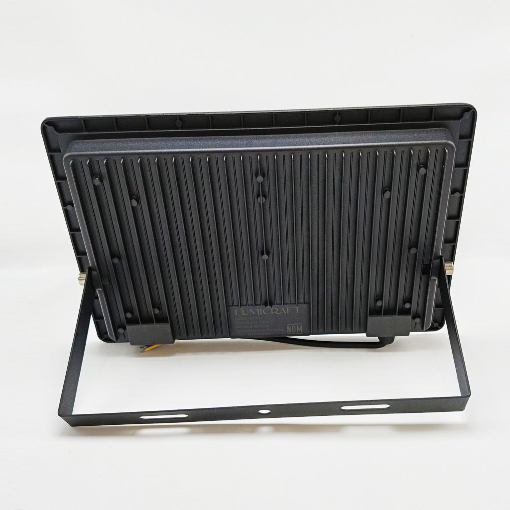 Reflector LED color Negro | 200 Watts | Luz Fría | 6500k