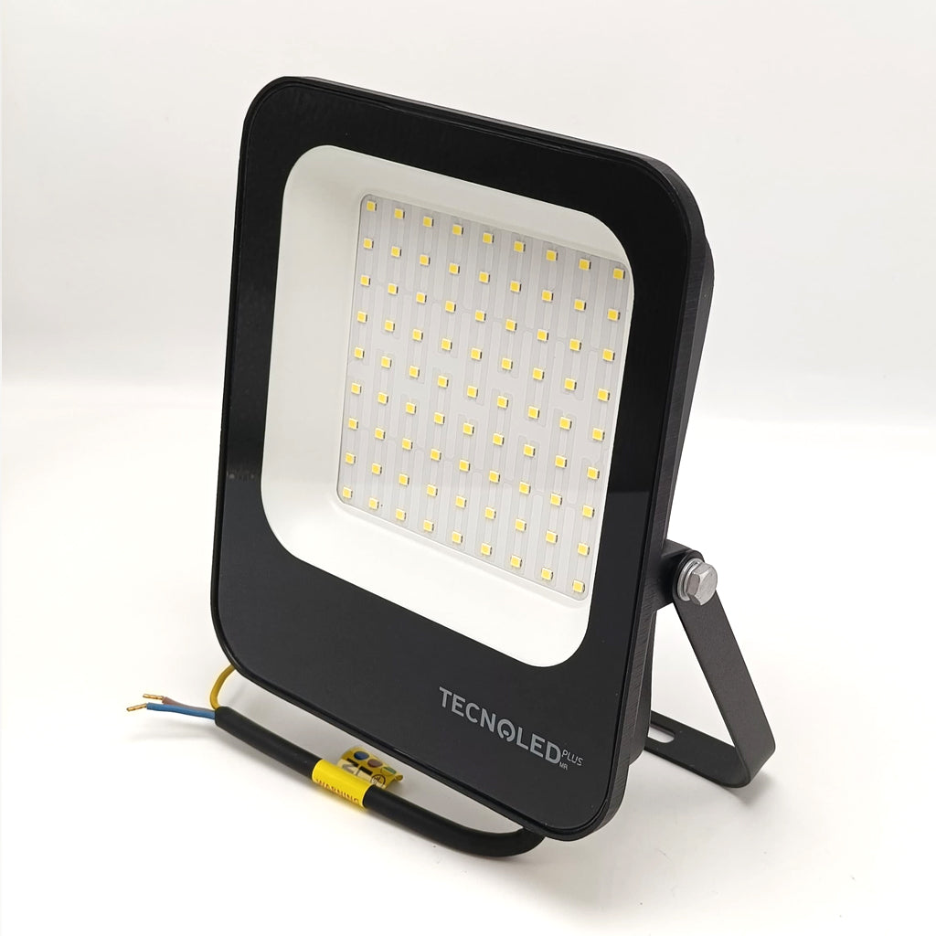 Reflector de LED color negro | 50 Watts | Luz Fría | 6500k