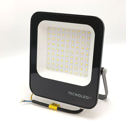 Reflector de LED color negro | 50 Watts | Luz Fría | 6500k