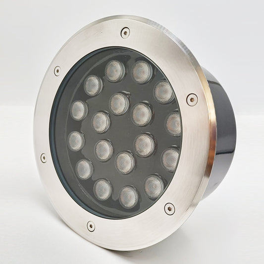 Empotrado de piso, potencia 18 watts, Luz Cálida 3000k