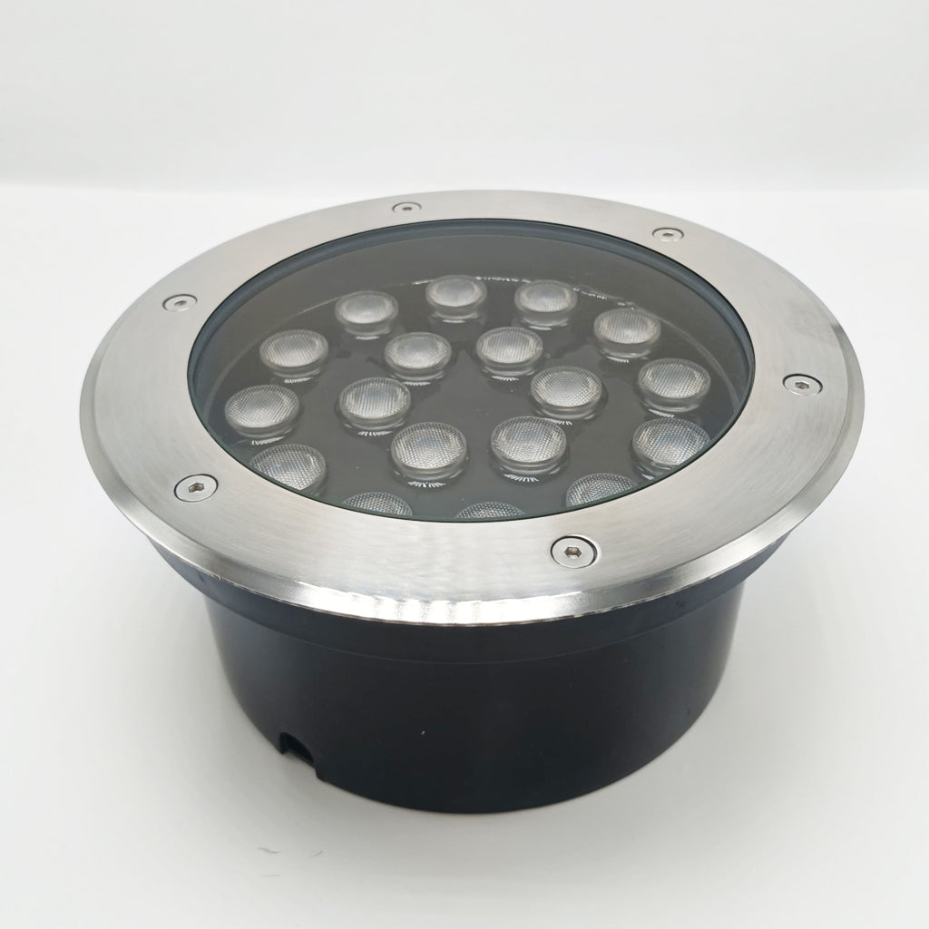 Empotrado de piso, potencia 18 watts, Luz Cálida 3000k